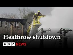 Counter-terrorism police leading Heathrow fire investigation | BBC News