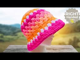 Easy Crochet Bucket Hat Anyone Can Make!