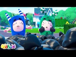 Space Trash Trouble! 🚀 | Oddbods Go Green with Intergalactic Fun