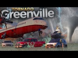 TORNADO DEVASTATES Island Vacation in Roblox Greenville! (PLANE, JETSKIS, & more!)