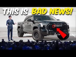 Why Is The Toyota Tundra Struggling To Sell In 2025