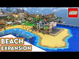 LEGO City Beach Expansion! Our Largest One Ever!