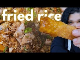 The Chicken FRIED RICE Recipe I crave + Egg Rolls & Duck Sauce