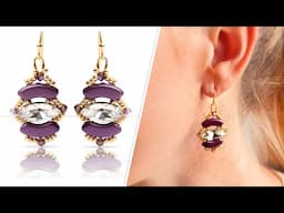 Anther Earrings - DIY Jewelry Making Tutorial by PotomacBeads