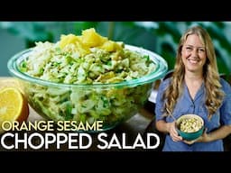 Crisp, Fresh & Flavorful: Orange Sesame Cabbage Salad #oilfree #vegan