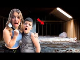 STRANGE NOISES COMING FROM THE ATTIC wHILE Aubrey and Caleb are HOME ALONE!