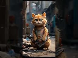 From Homeless to Hero: The Inspiring Journey of a Poor Fluffy Cat 🐾✨ #poorcat #poorcatstory