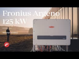 Webinar: New Argeno 125kW and Verto Plus 33.3kW (Arabic)