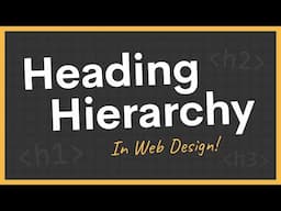 Everything About Heading Hierarchy In Web Design