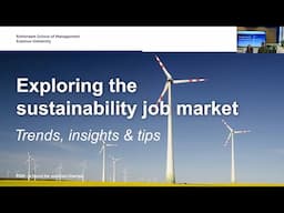 Full webinar: Sustainability Management – exploring the sustainability job market | RSM