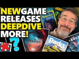 20 New Board Games, Deep Dive, Releases & Restocks - This month's Board Game Buyer's Guide!