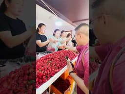 Beli cherry di China ternyata harganya murah banget guys