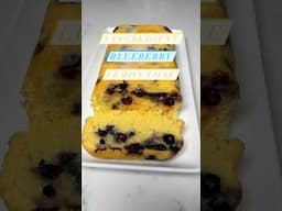 3 Ingredient Lemon Blueberry Loaf