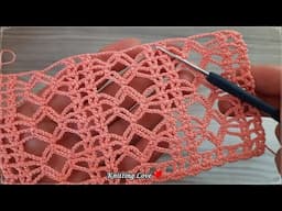 Super Easy 🌸 Beautiful Floral Filet Crochet Shawl & Cover | Beginner-Friendly Tığ İşi Etol Pattern