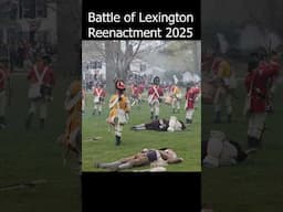 Battle of Lexington Patriots Day Revolutionary War reenactment 2025 Morning 250th anniversary