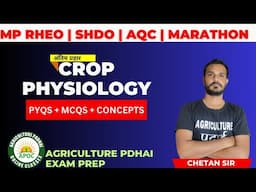 Crop Physiology PYQs | MP RHEO | RAEO | SADO | SHDO | ADA | All Agei Exams