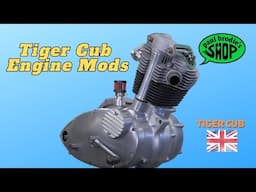 Tiger Cub ENGINE MODS - trying to find the oil leak // paul brodie's shop