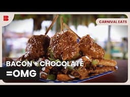 Bacon, Chocolate, and Maple Bliss | Carnival Eats | Reality TV