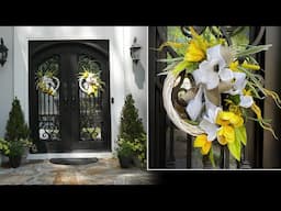 Make Your Own Stunning Spring Floral Wreaths Easily