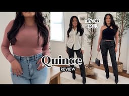 QUINCE Try On Haul! First impression Review | Clothing Haul