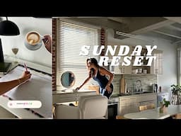 Productive Sunday Reset Routine ☕️ Cleaning, Organizing & Self-Care
