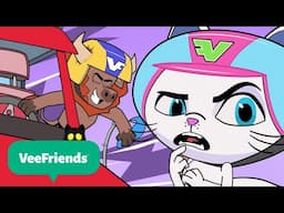 Chasing Perfection: A Cat’s Courageous Change! | Vee Friends 🐈‍⬛ | Funny Animal Cartoons For Kids