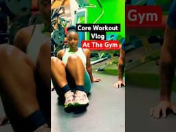 We Did A Whole CORE WORKOUT Vlog! #fitness #shorts