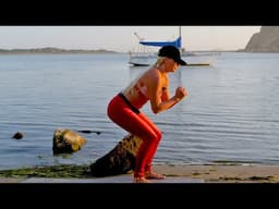 25 min No Equipment Abs & Lower Body with Cardio
