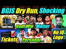 BGIS Lan Tickets, Dry Run 😮 No IQOO Logo ? Robin on Godl 😳 Scout on Spraygod Matter ! News