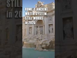 Rome’s ancient water system still works in 2025