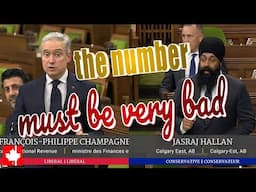 Obviously the number must be very bad, because the minister keeps dodging a very simple question