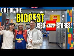 Going Back to one of the BIGGEST Used LEGO Stores in the US! Andy's Brick Shop, PA