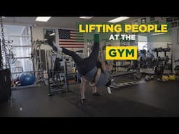 Watch This Beautiful Hip Throw at the Gym!