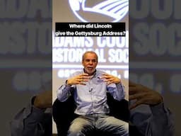 Where did Lincoln deliver the Gettysburg Address?  #gettysburg #history #lincoln