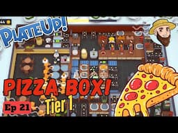 The Pizza Box, Tier 1!! - Solo Play PlateUp! I Part 21  #pizza   #theontariogardener   #plateup