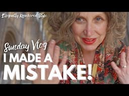 My Wardrobe Style Mistake, Vintage Finds & a Magical Cathedral Concert | Over 50 Style #SundayVLOG