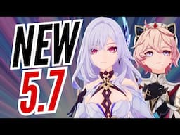 5 NEW FEATURES IN GENSHIN IMPACT 5.7 UPDATE (CONDENSED LIVESTREAM)