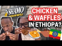 We went to a CHICKEN AND WAFFLE RESTAURANT in ADDIS ABABA ETHIOPIA!
