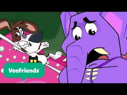 From Quiet to Confident in One Epic Move! | Vee Friends 🐈‍⬛ | Funny Animal Cartoons For Kids