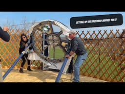 Setting Up A Yurt For A Backyard Farmers Market!