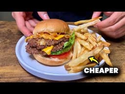 I Made a Burger & Fries for Fat Loss (secret sauce recipe revealed)