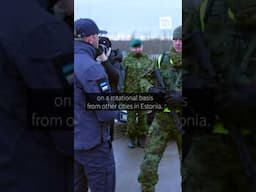 ⚠️ Estonia to build a military base near the border with Russia #shorts