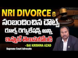 Best Nri advocate in Hyderabad Vizag Vijayawad Sai Krishna Azad : 9948090355 | Law Media