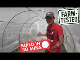 How to Build a $243 Hoophouse in 30 Mins That’s Farm-Tested