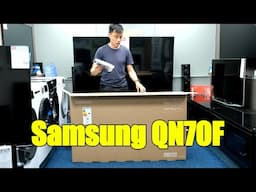 Samsung QN70F Unboxing, Setup, Test and Review with 4K HDR Demo Videos 55QN70F