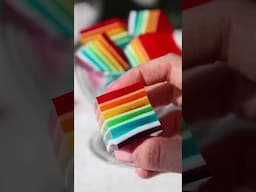 Rainbow Jello Cake