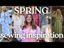 How I plan to sew my dream Pinterest spring wardrobe 🌷 sewing plans, pattern inspiration & fabrics