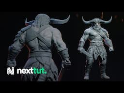 Zbrush Creature - 07 Adding Basic Anatomy