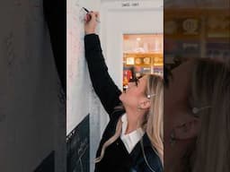 Signing "the wall" at #abbeyroadstudios #myartistlife