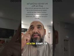 TADABBUR - DAS NACHSINNEN ÜBER DIE WORTE ALLAHS